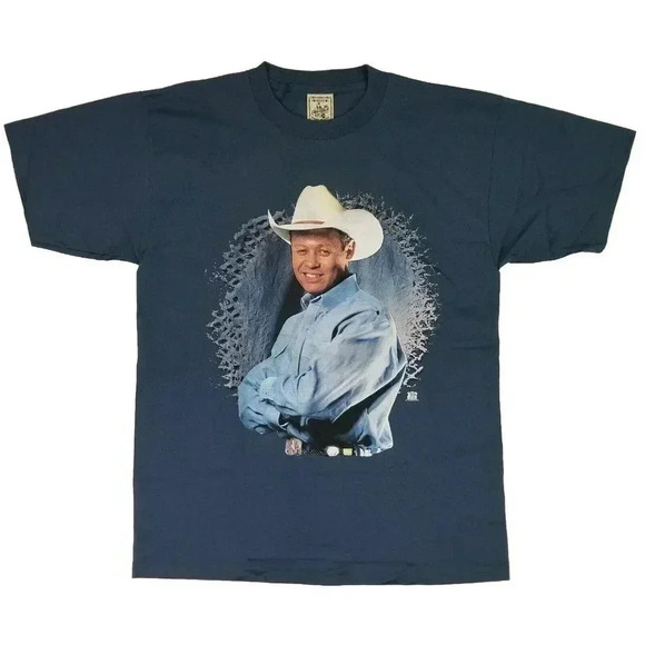Vintage NEAL MCCOY 1998 Country Entertainer of the Year Double Sided T-Shirt L - Picture 2 of 9
